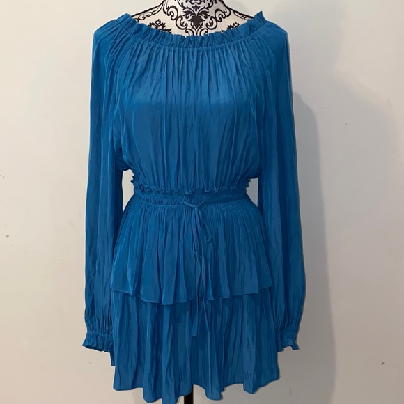 NWT!! Ramy Brook Charrasse Tiered Mini Dress Size Small - Picture 3 of 13